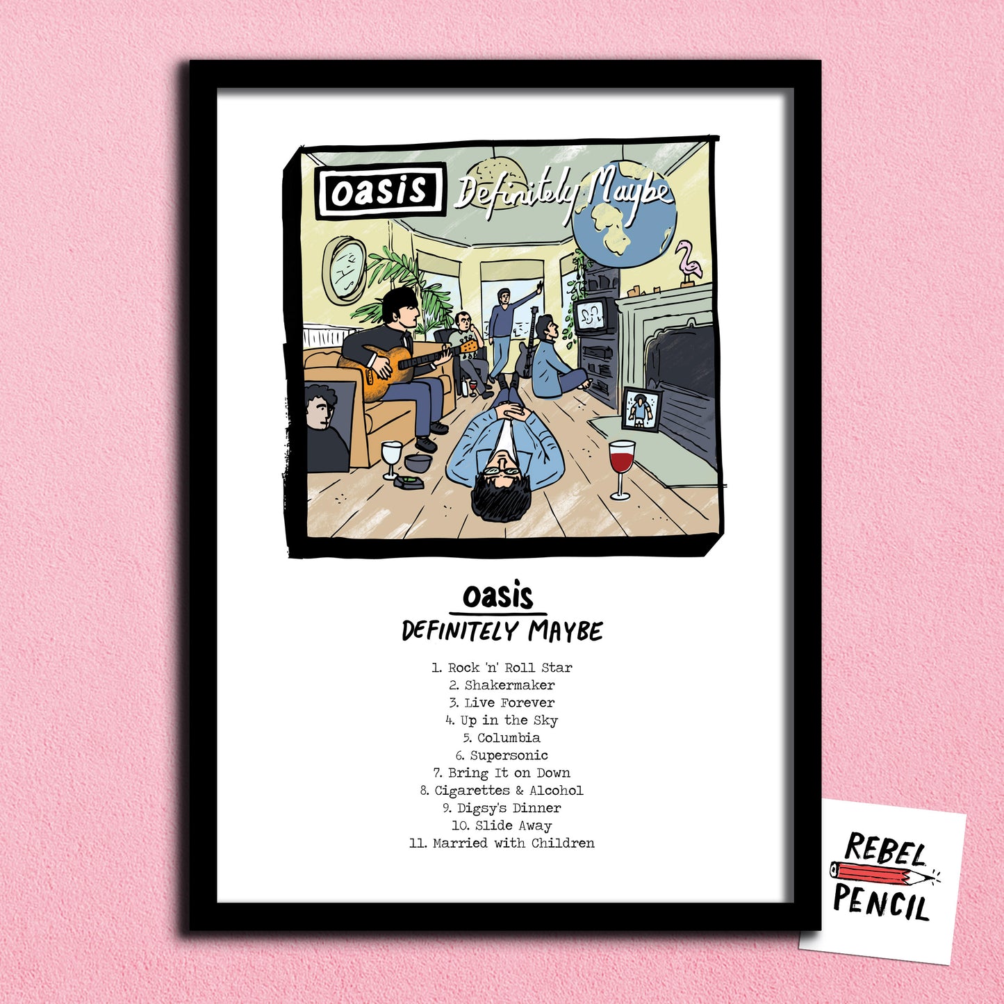 Oasis - Definitely Maybe print