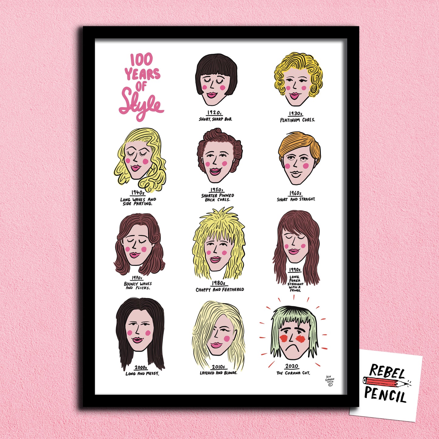 100 years of style, Covid Cut print