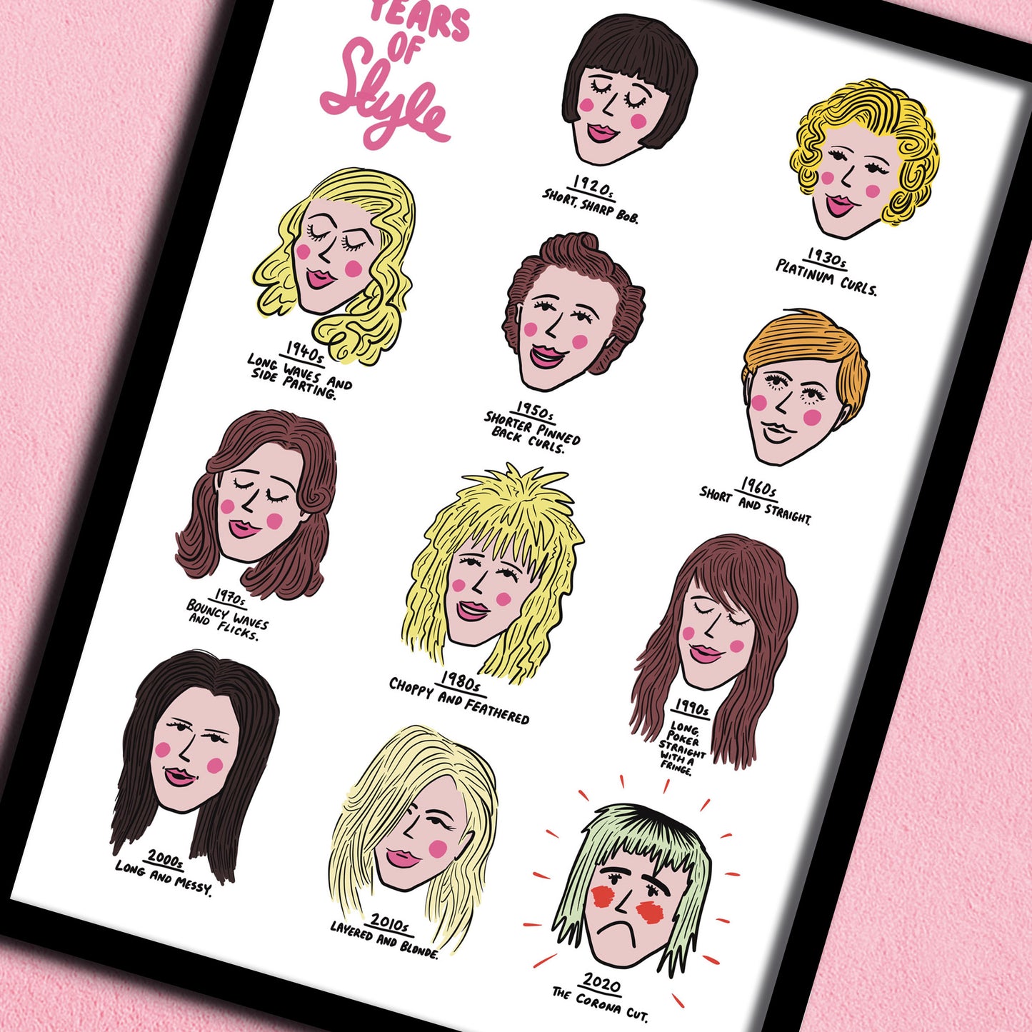 100 years of style, Covid Cut print