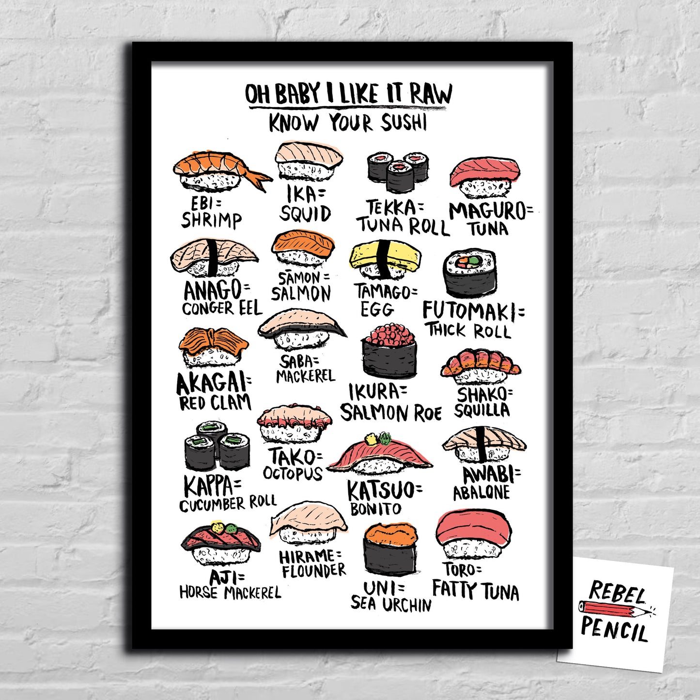 Sushi print