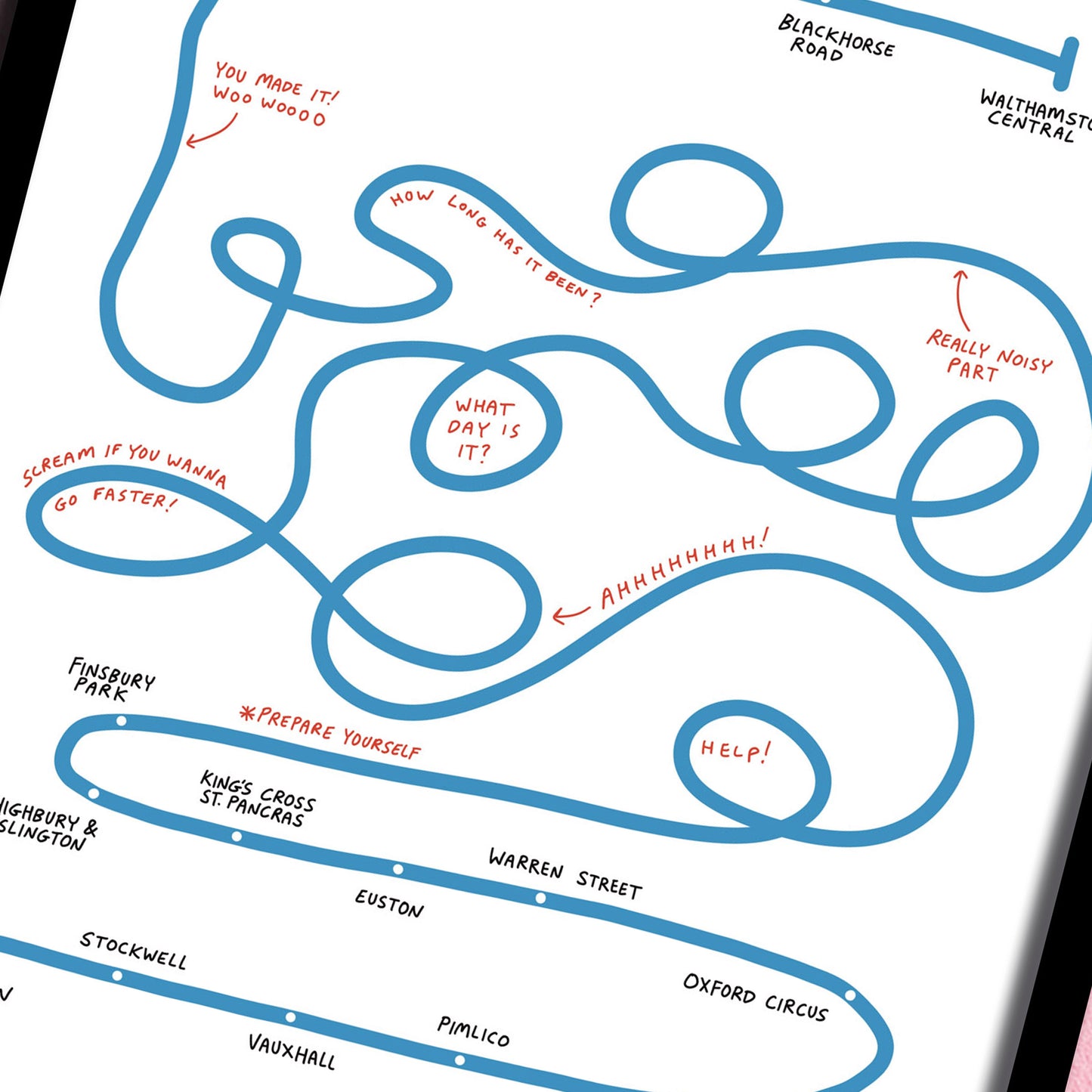 The Victoria Line print