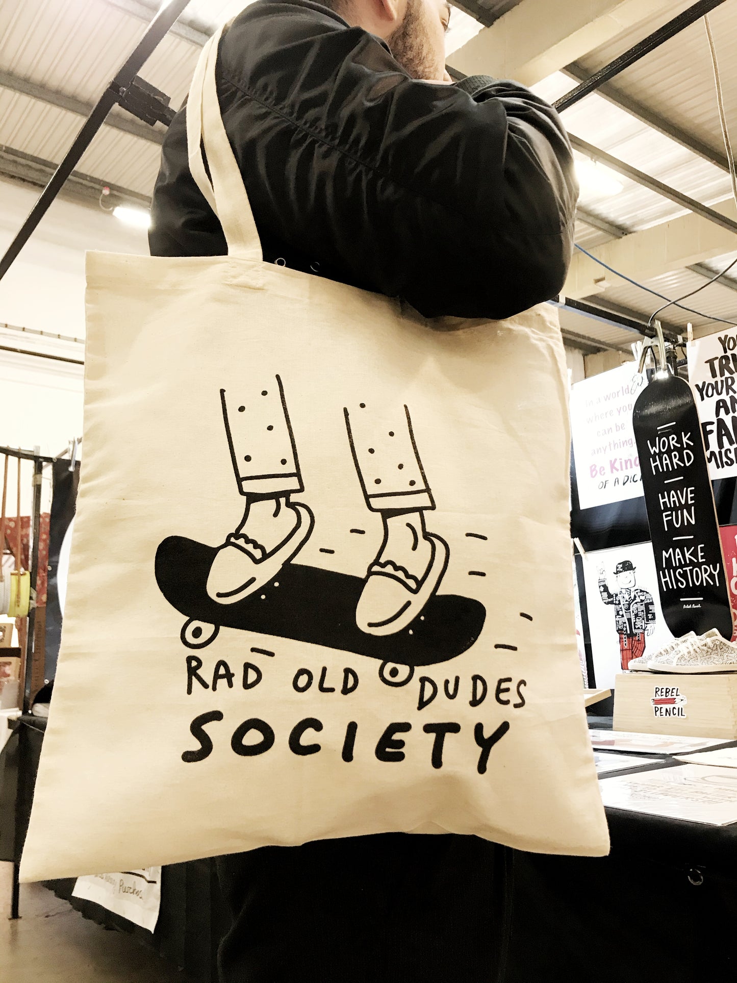 Rad Old Dude Society Tote Bag