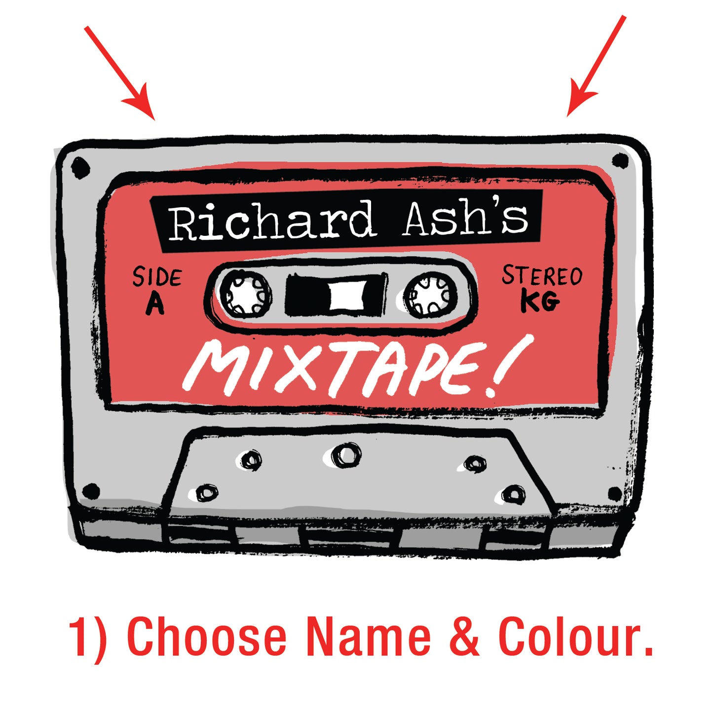 ***CUSTOMISE*** MIXTAPE PRINT