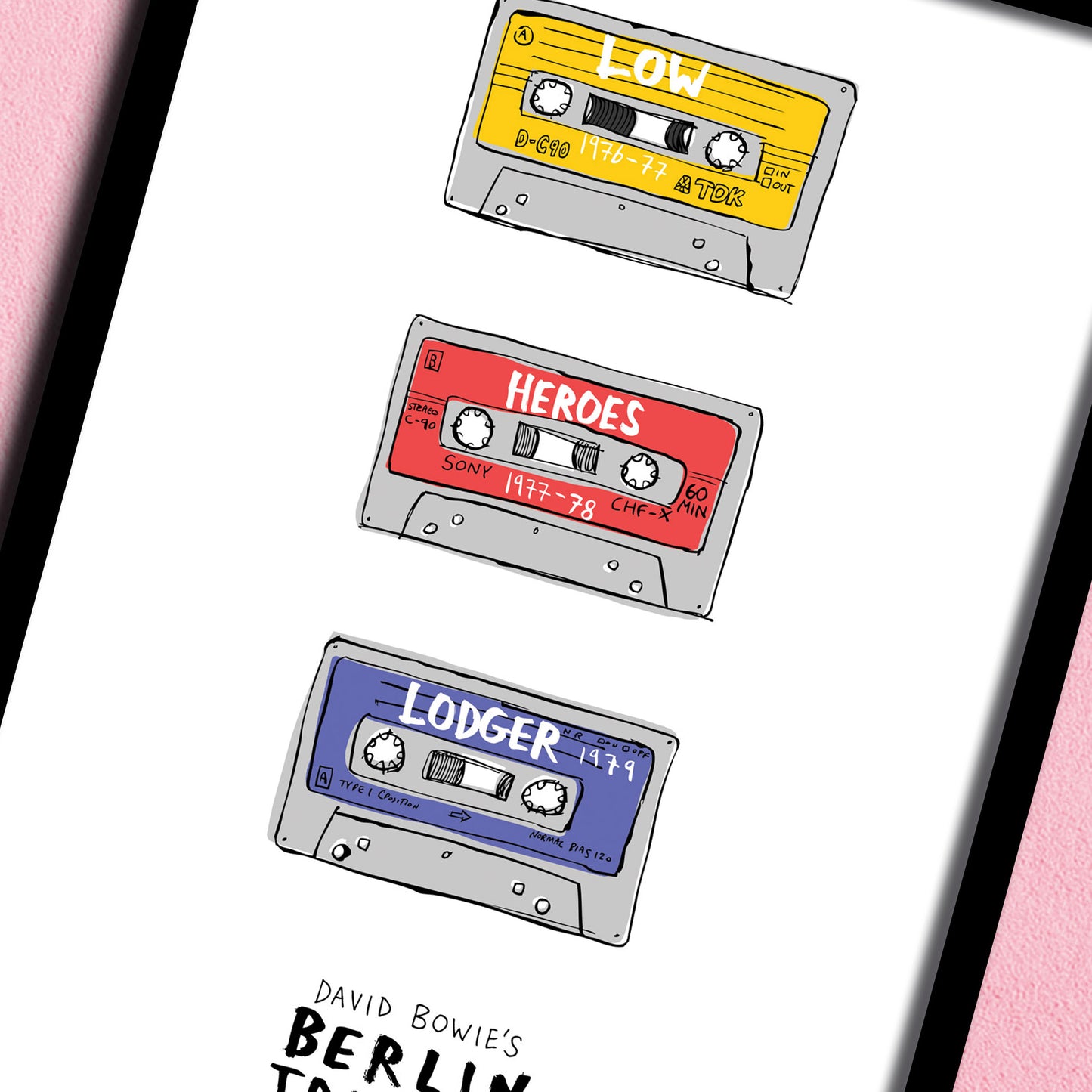 David Bowie - Berlin Trilogy print