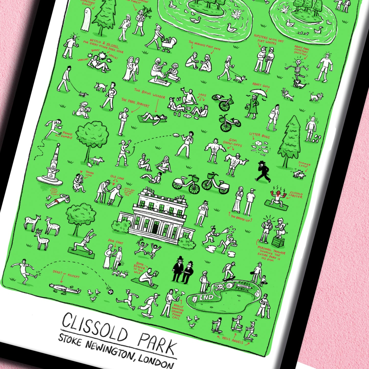 Clissold park Print