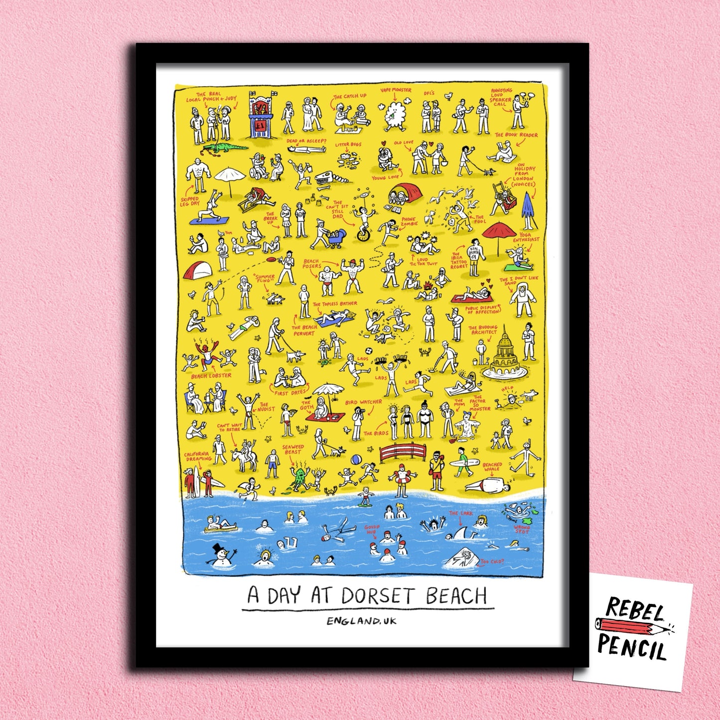 Dorset Beach Print