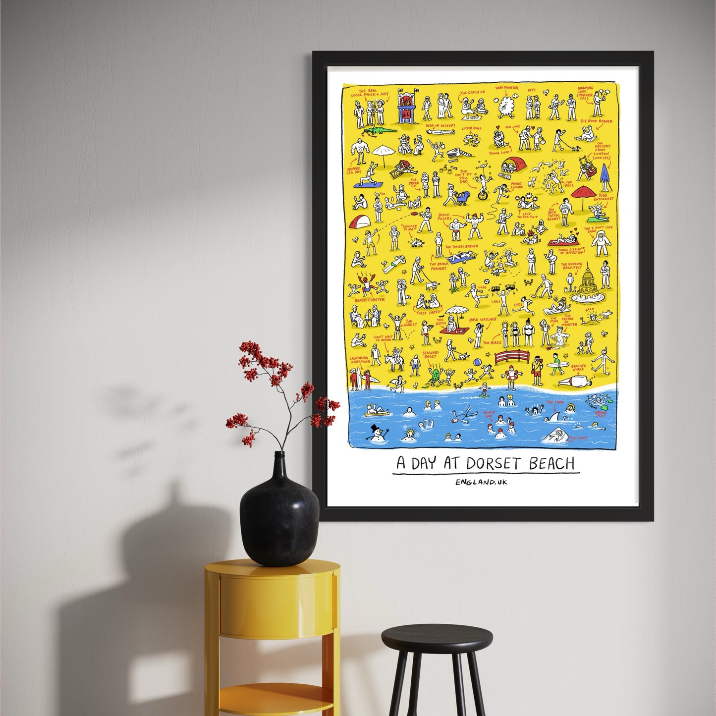 Dorset Beach Print