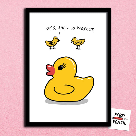 Perfect Duck Print