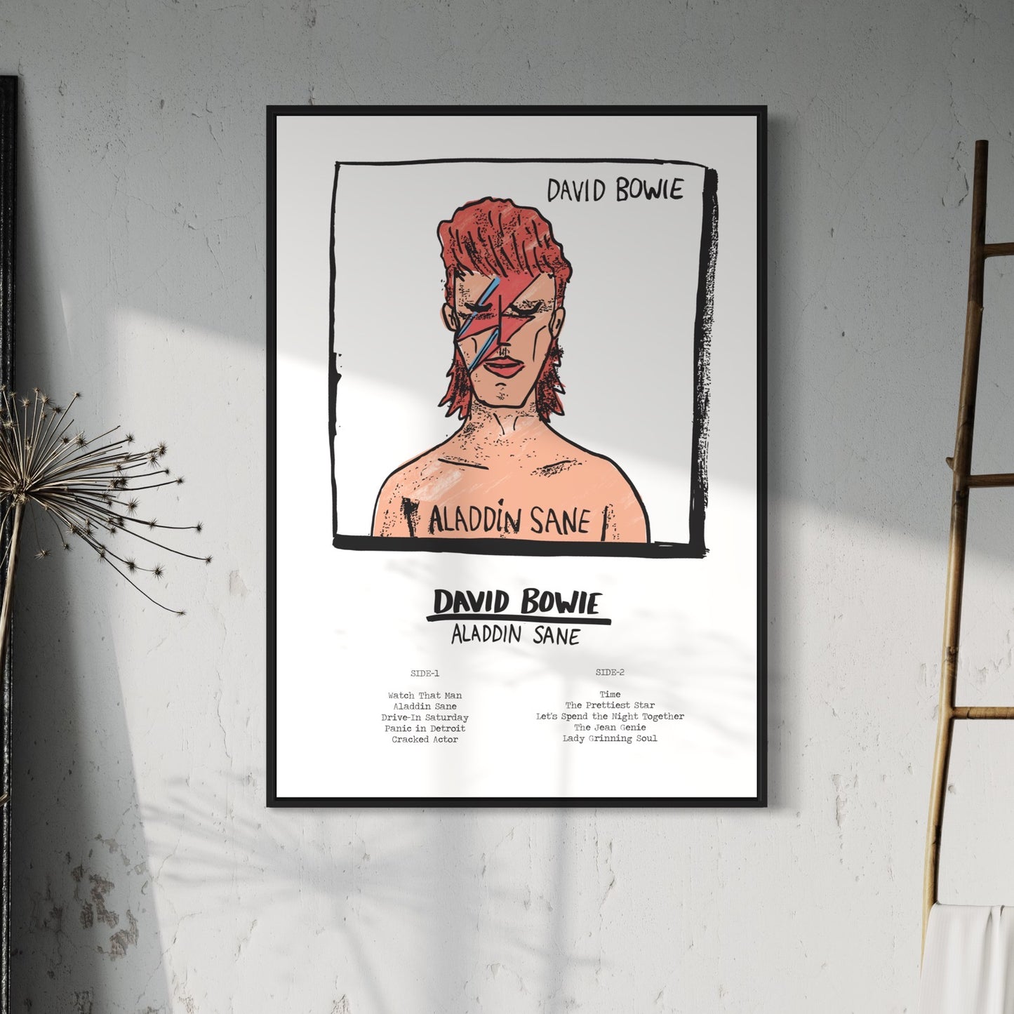 David Bowie - Aladdin Sane print