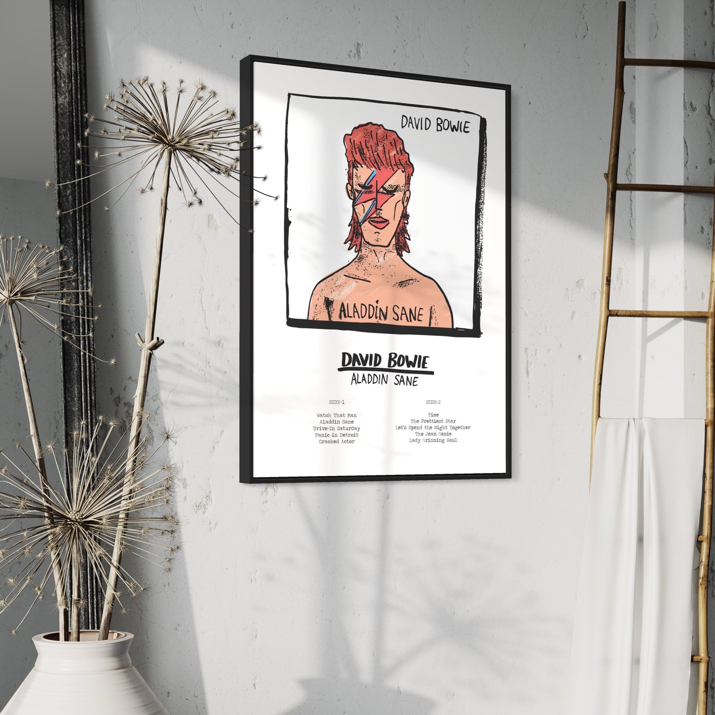 David Bowie - Aladdin Sane print