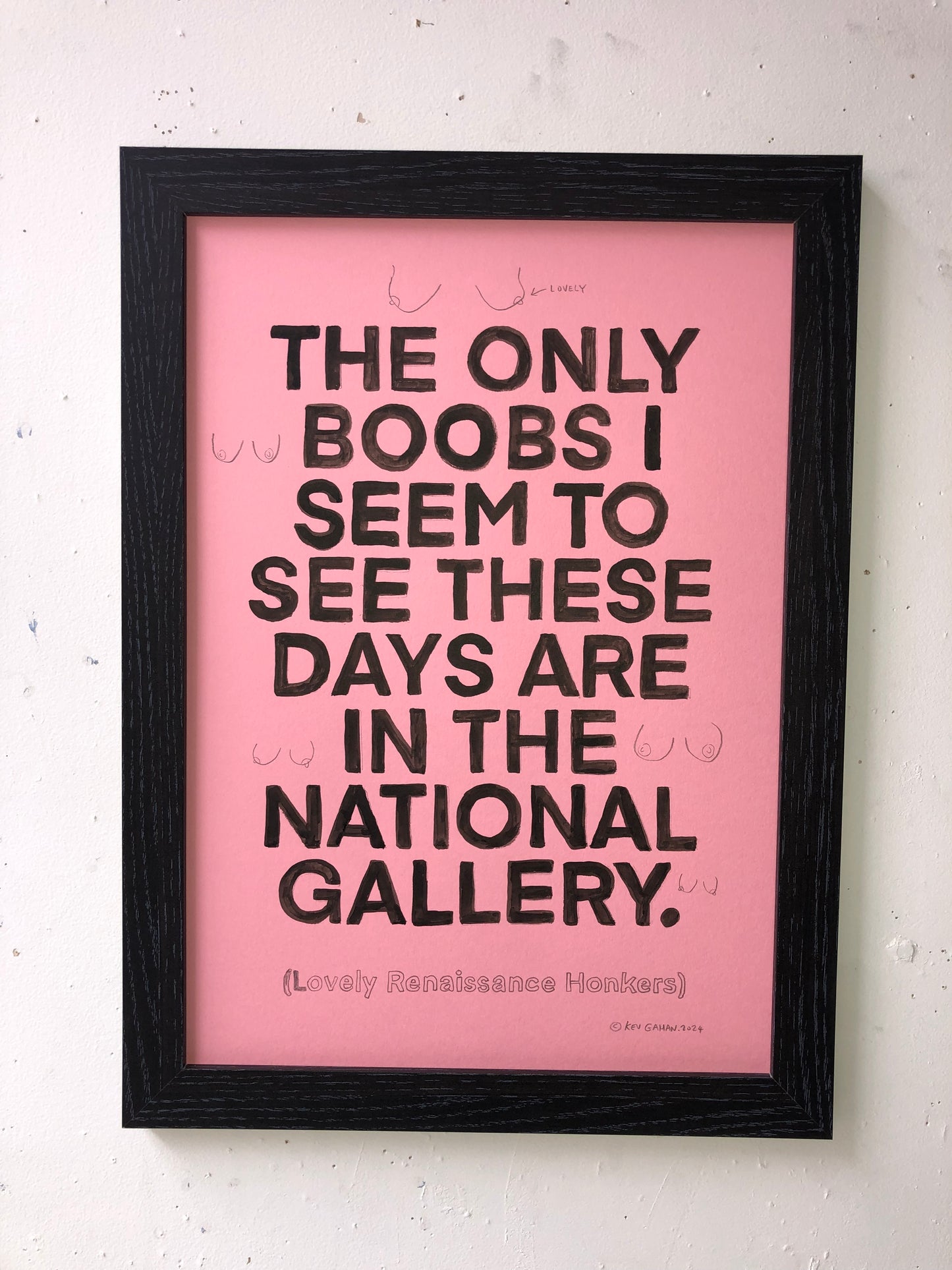 Boobs / National Gallery - Original Artwork