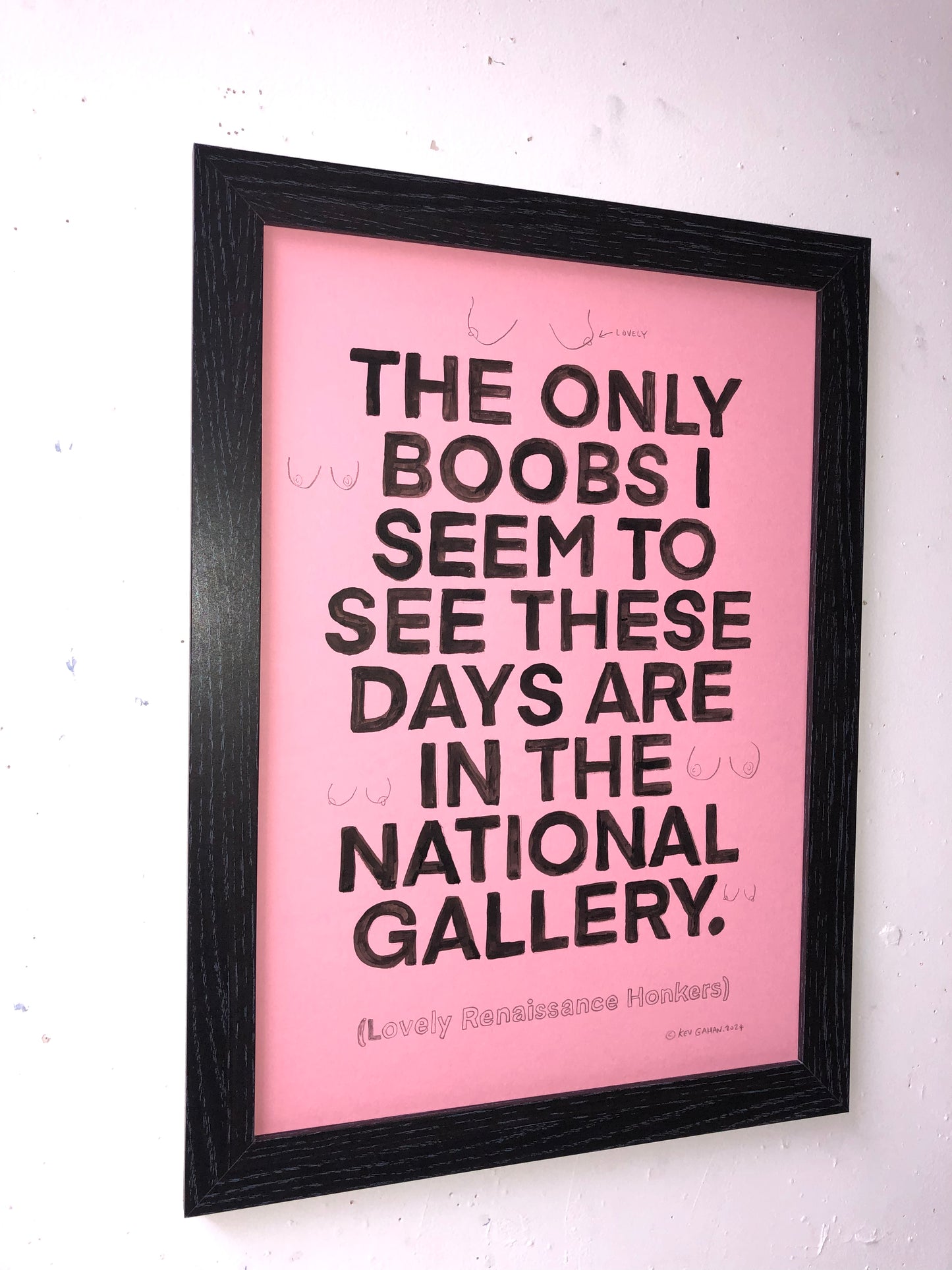 Boobs / National Gallery - Original Artwork