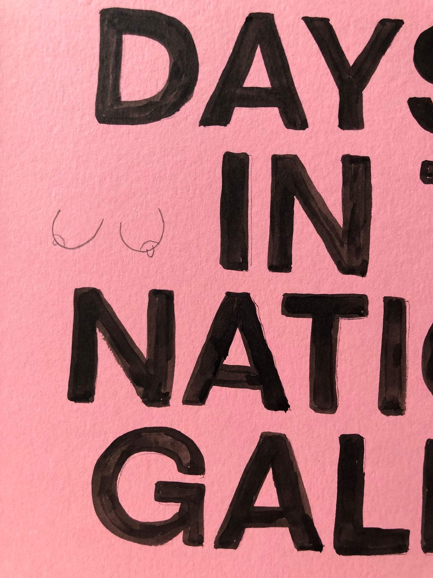 Boobs / National Gallery - Original Artwork