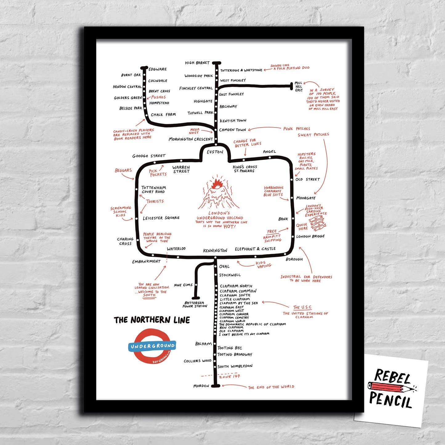 Northern Line print