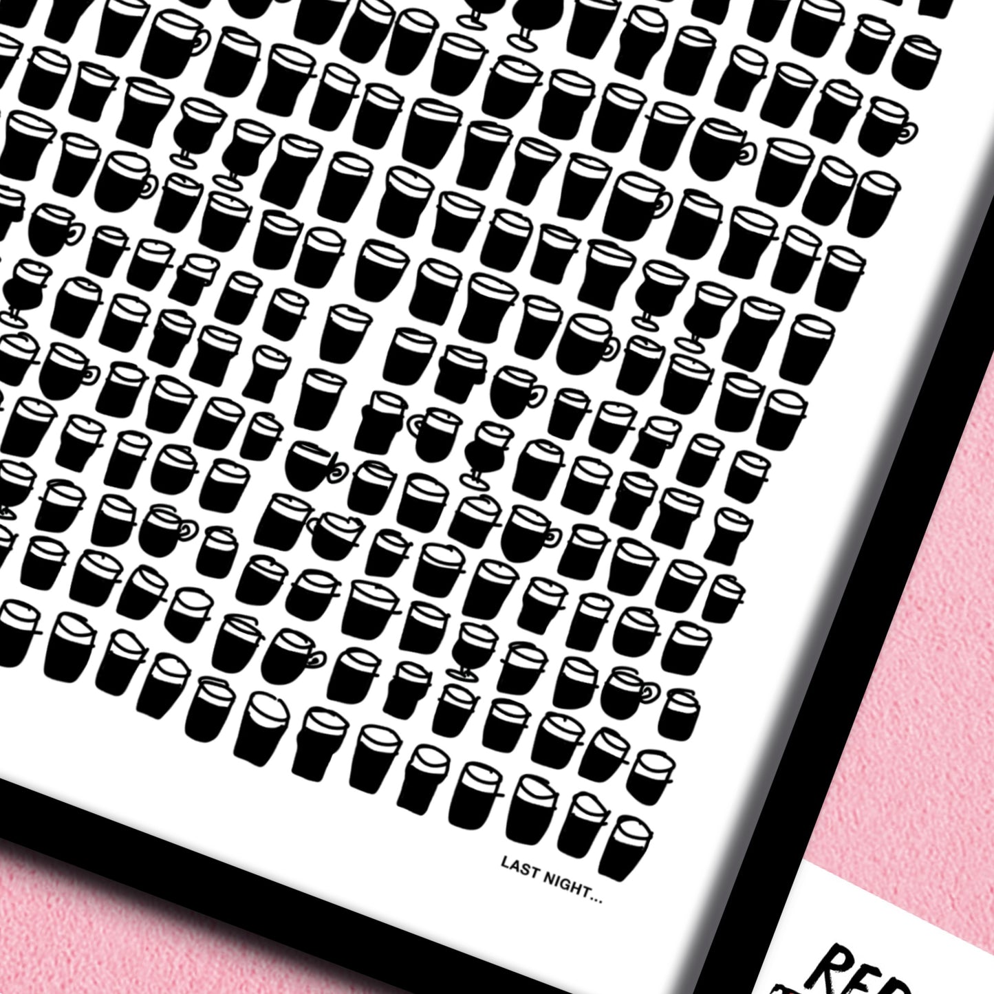 Pints last night Print