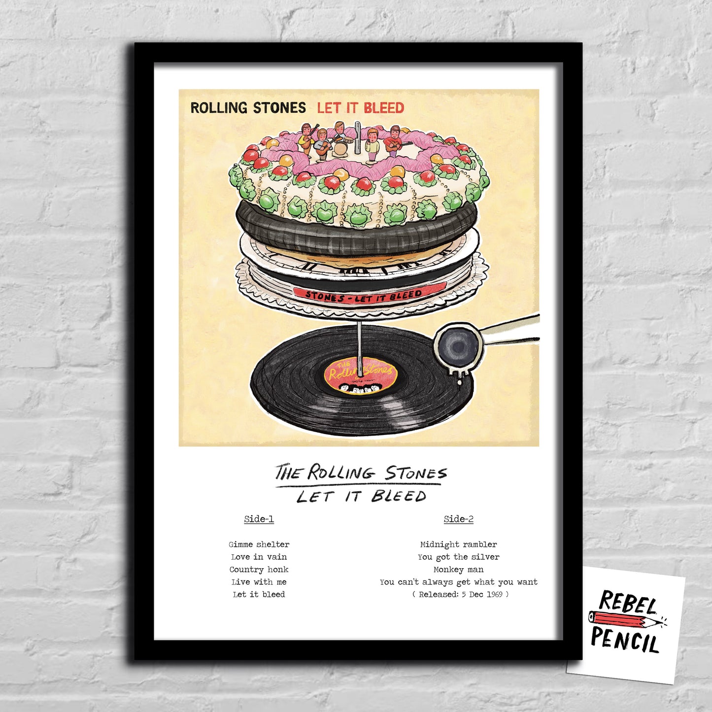 Rolling Stones - Let it Bleed print