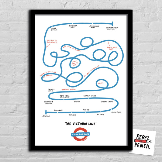 Victoria Line print