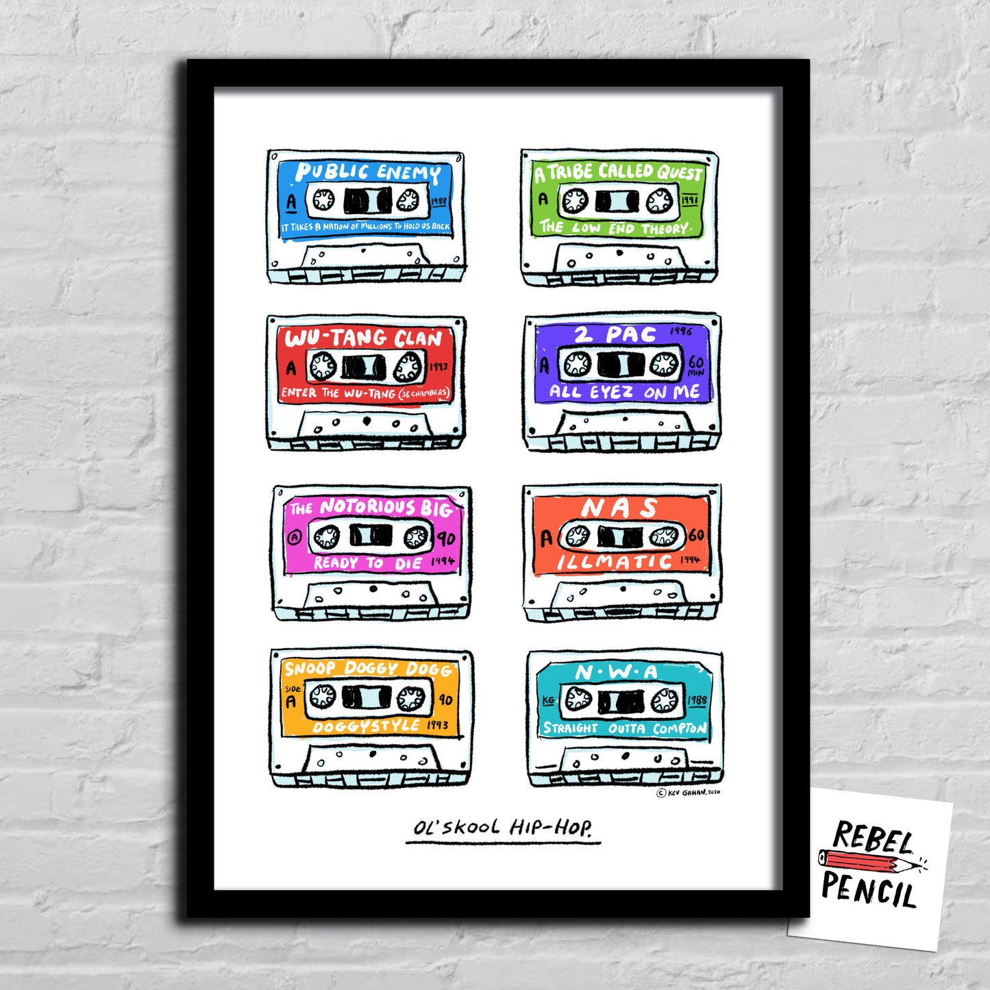 Ol' Skool Hip-Hop print