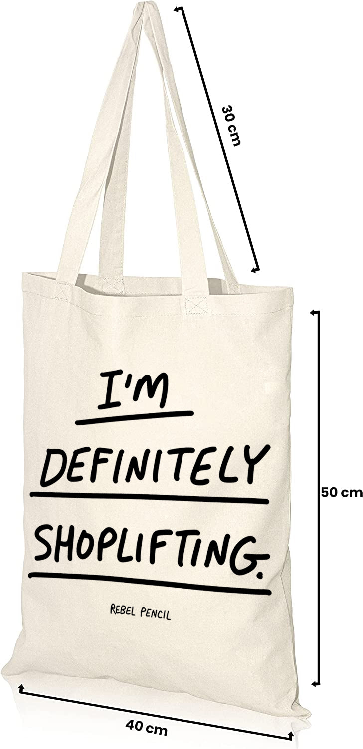 Definitely Shoplifting Tote bag